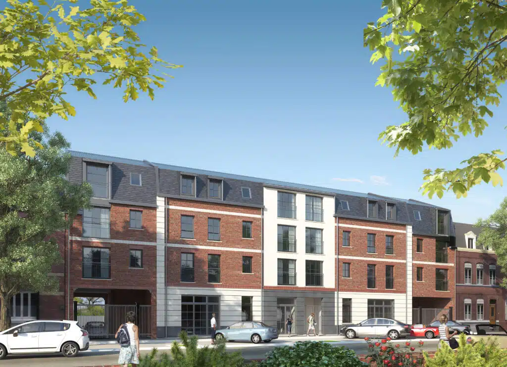 Photo du projet des bureaux et logements sur Valenciennes dans le 59