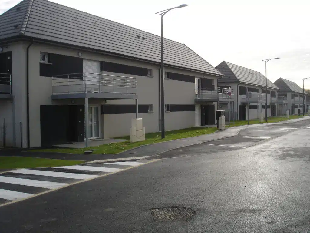 Photo de logement collectifs et individuelle sur Gricourt dans le 02