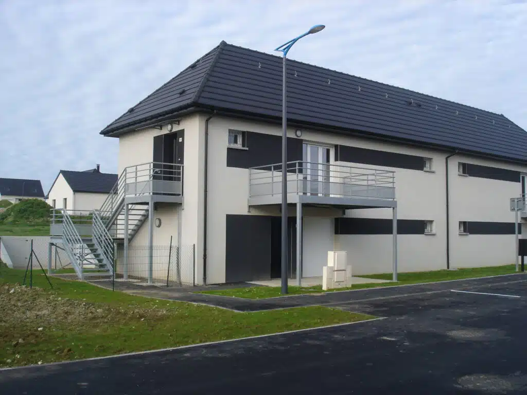 Photo d'un bâtiment de création de logement gricourt