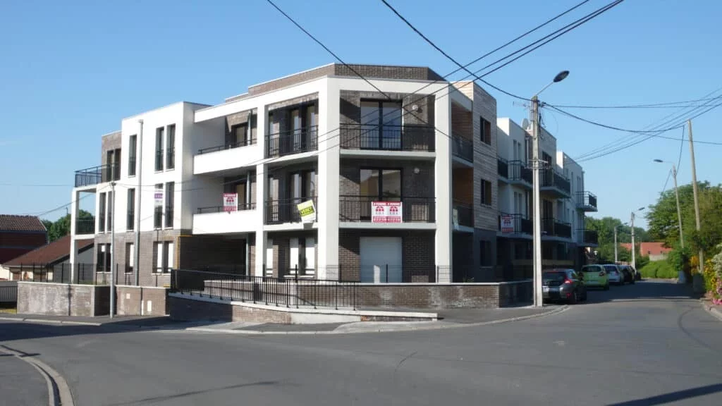 Photo des logements collectifs sur Valenciennes dans le 59