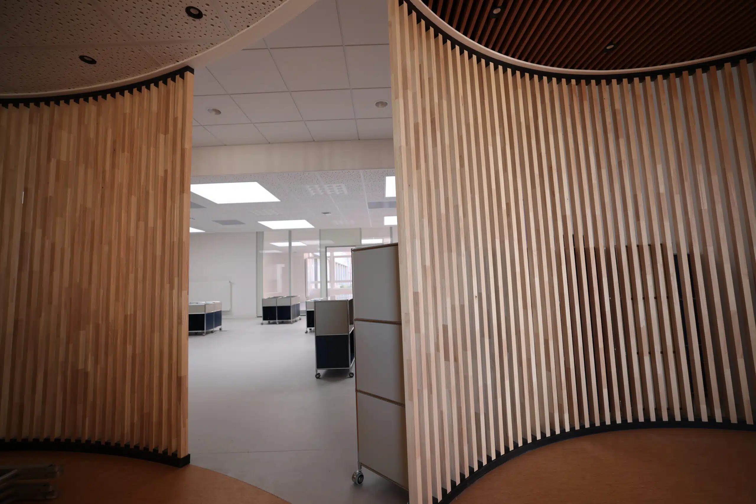 Photo de l'intérieur du Learning Center à Douai dans le 59