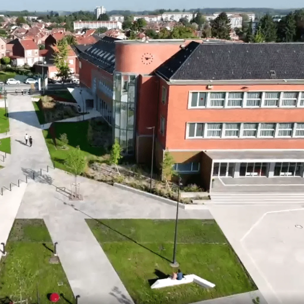 Vue aerienne Eco Campus Douai Bourseul